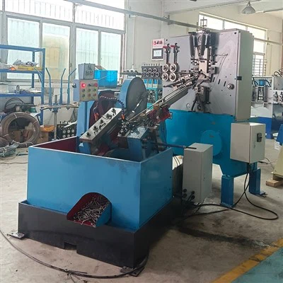 Macchina automatica per la fabbricazione di ganci ad occhiello a vite in ferro spesso/macchina per la formatura