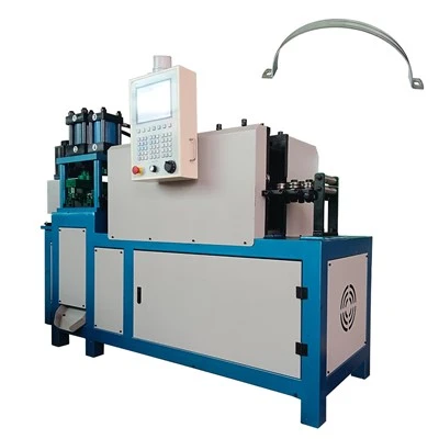 Macchina per piegare e formare fascette per tubi flessibili in metallo CNC a buon mercato in metallo piatto con punzonatura